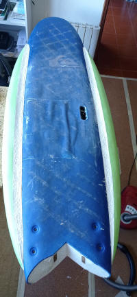 23 inch board with extra rail